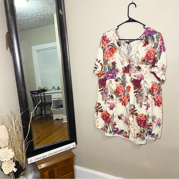 Women’s Glorious Garden Floral Dress Size 1x - Picture 2 of 6